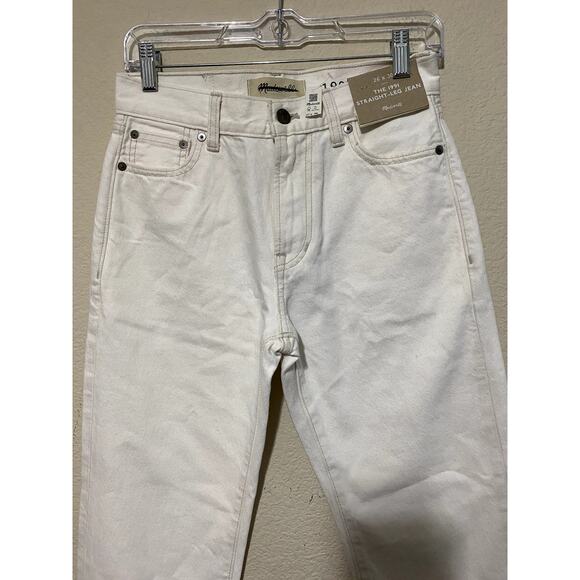 Madewell Jeans Men 26x30 1991 Straight-Leg Natural Wash Relaxed 90s Classic NWT - Picture 3 of 10